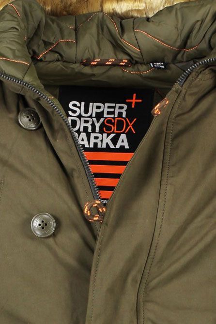 Bewolkt Voorkomen Gehoorzaamheid Superdry winterjas groen slim fit effen rits + knoop | OverhemdenOnline