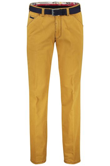 Meyer pantalon Chicago 5-pocket geel