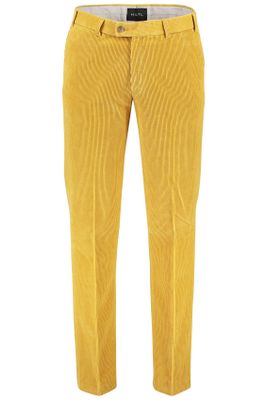 Hiltl Hiltl corduroy pantalon geel modern fit Parma