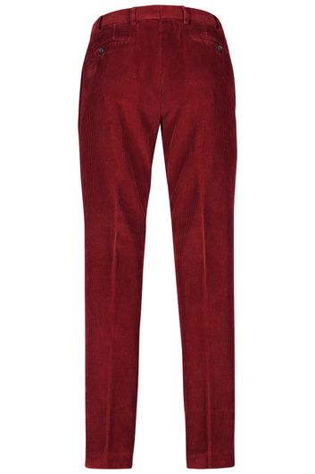 Hiltl Parma pantalon corduroy rood modern fit