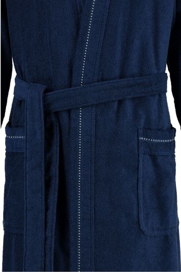 Cawö badjas badstof donkerblauw