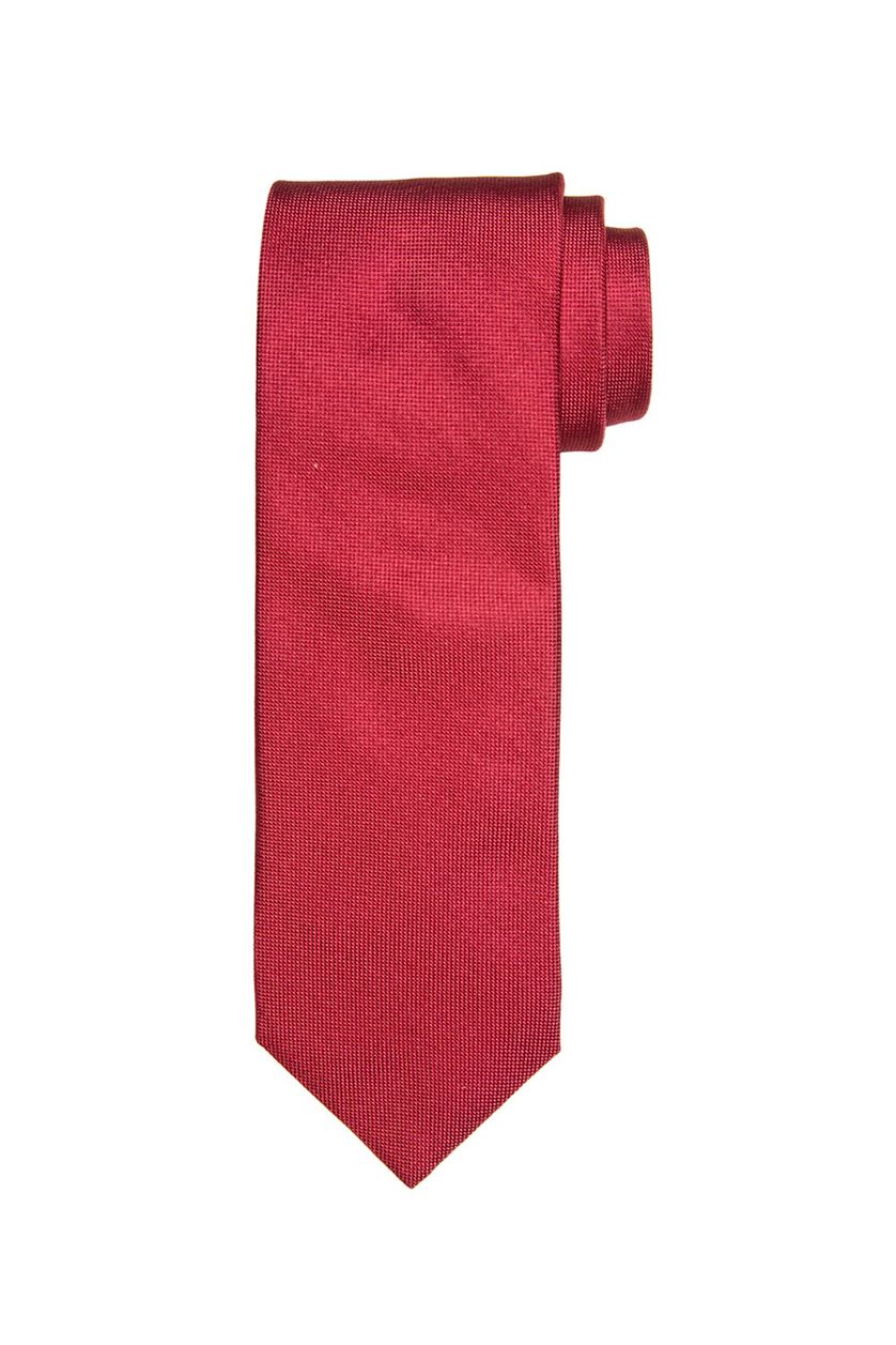 Profuomo stropdas rood zijde