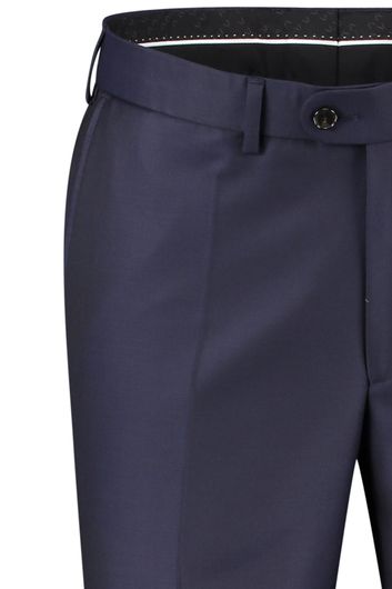 Dressler pantalon mix en match  donkerblauw effen wol Dressler pantalon mix en match donkerblauw effen wol normale fit 