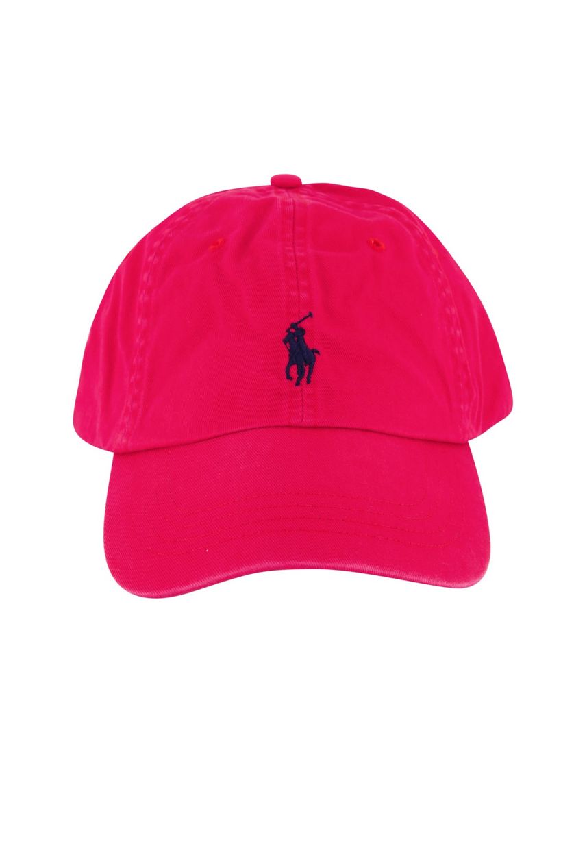 Ralph Lauren cap rood met logo