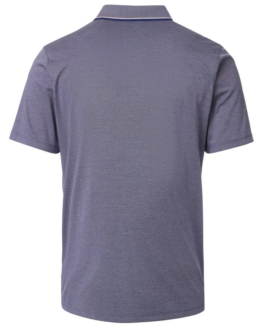 Casa Moda poloshirt korte mouw blauw wijde fit