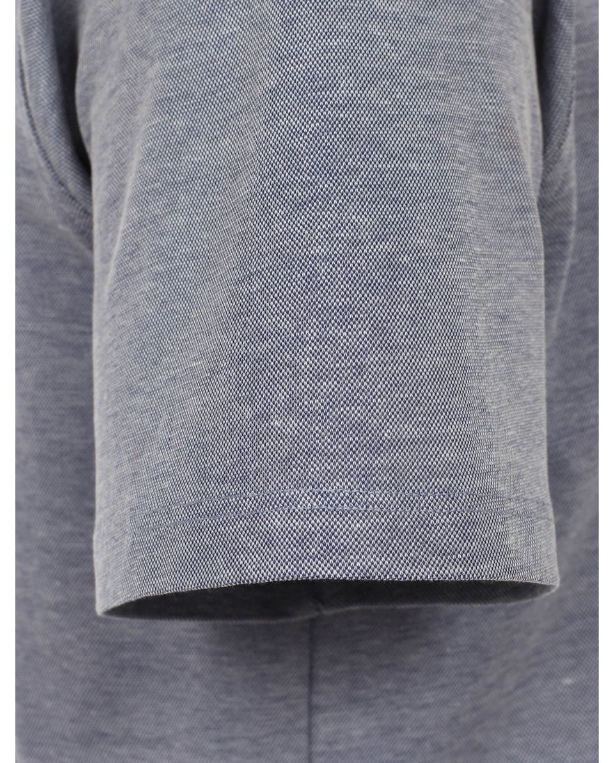 Casa Moda poloshirt korte mouw blauw wijde fit