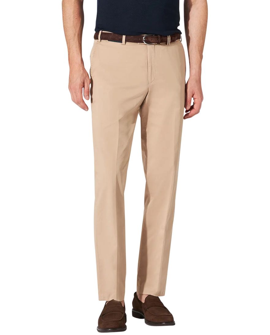Flatfront broek beige Hiltl Peaker-s