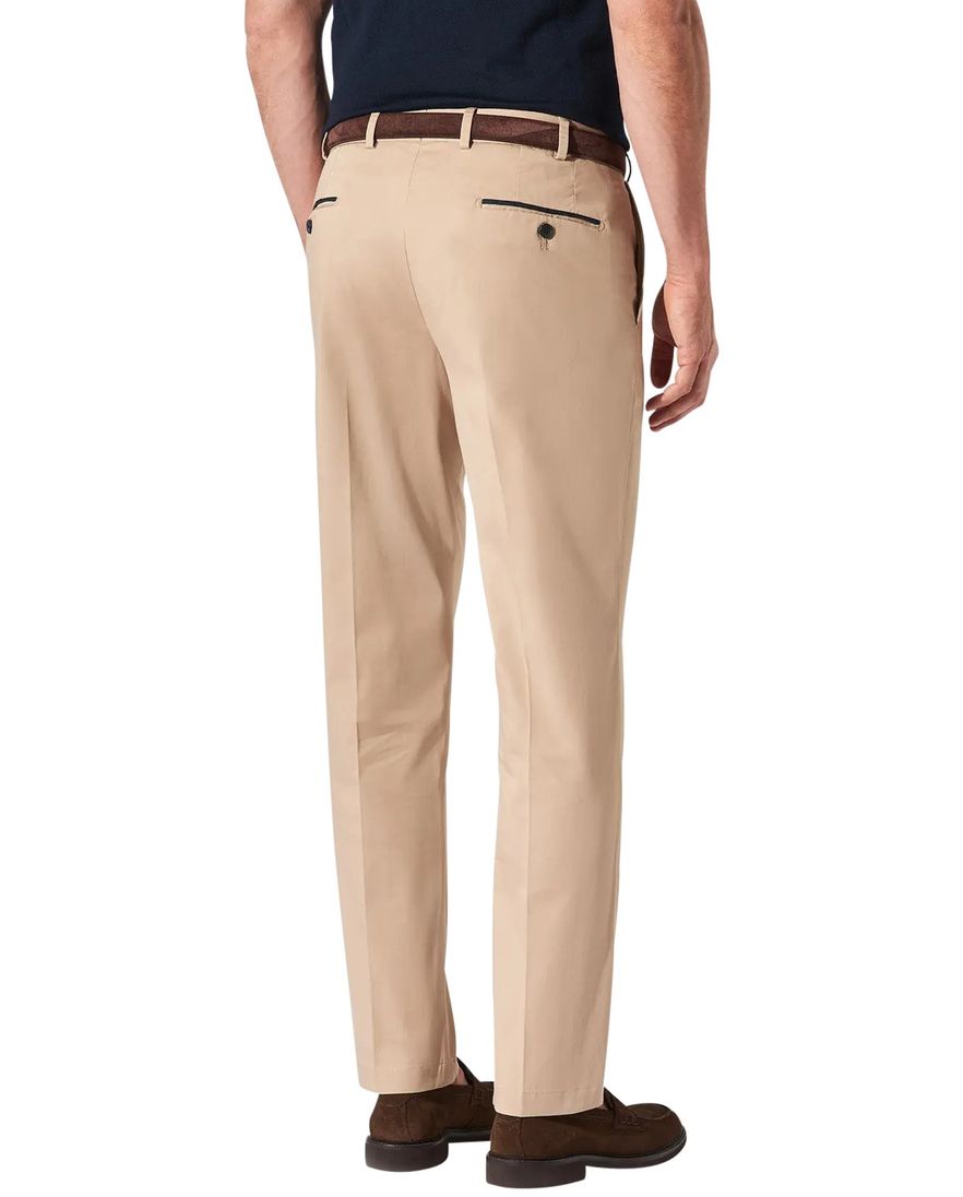 Flatfront broek beige Hiltl Peaker-s