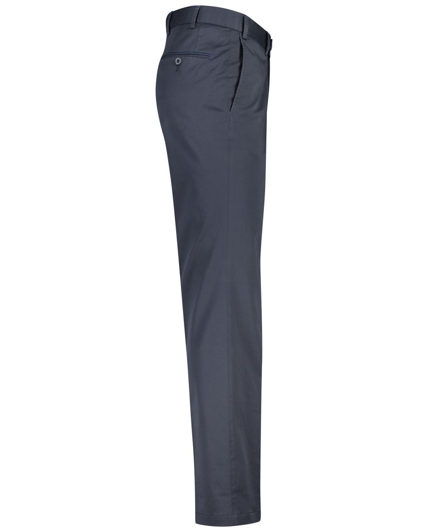 Hiltl pantalon donkerblauw effen