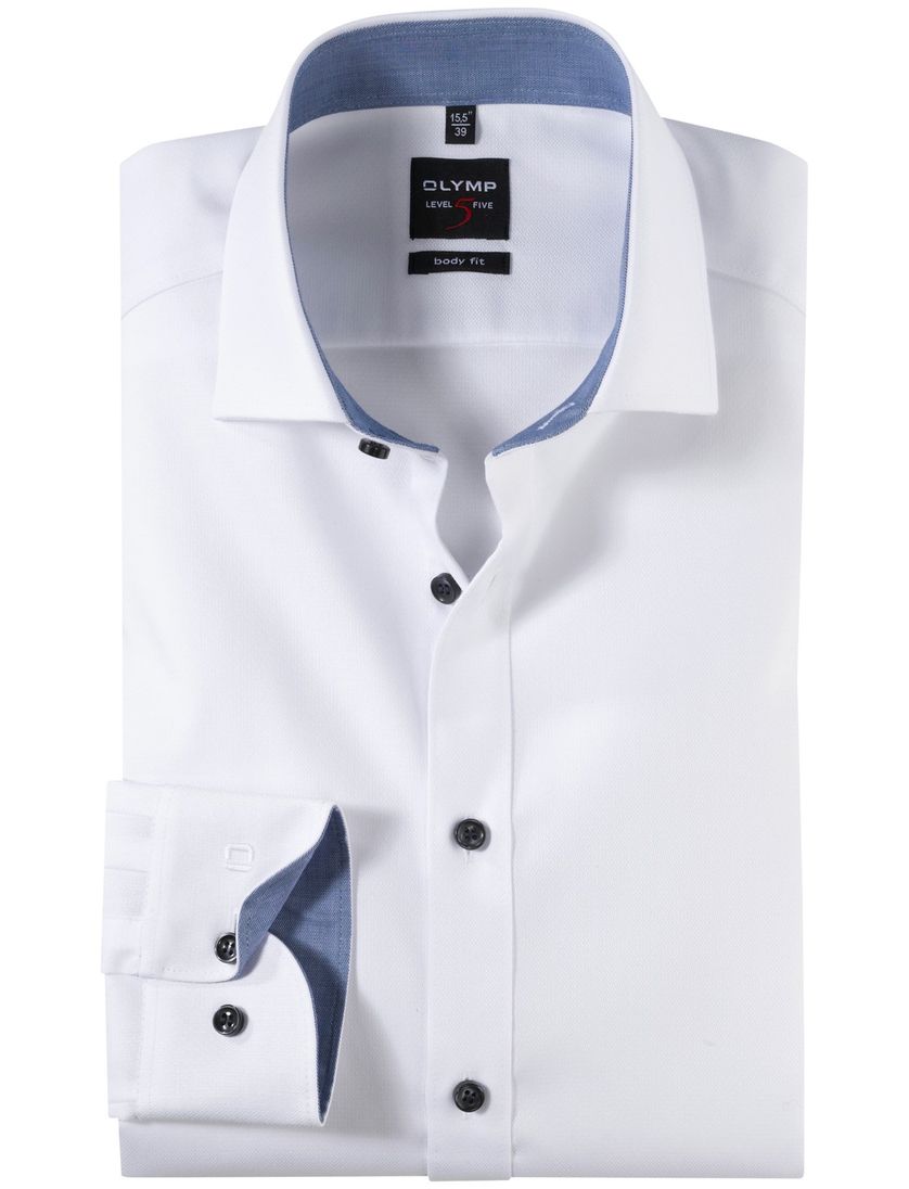 Olymp Level 5 overhemd wit