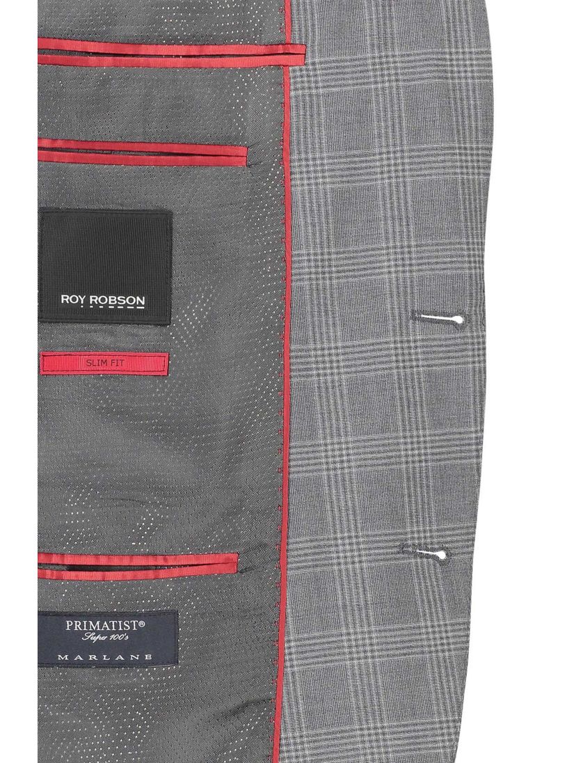 Colbert Mix & Match Roy Robson grijs geruit