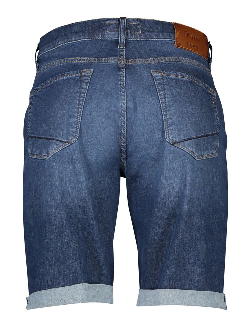 Brax shorts denim Buck 5-pocket blauw