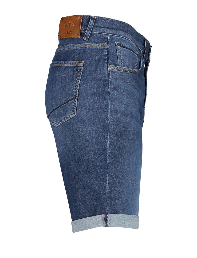 Brax shorts denim Buck 5-pocket blauw