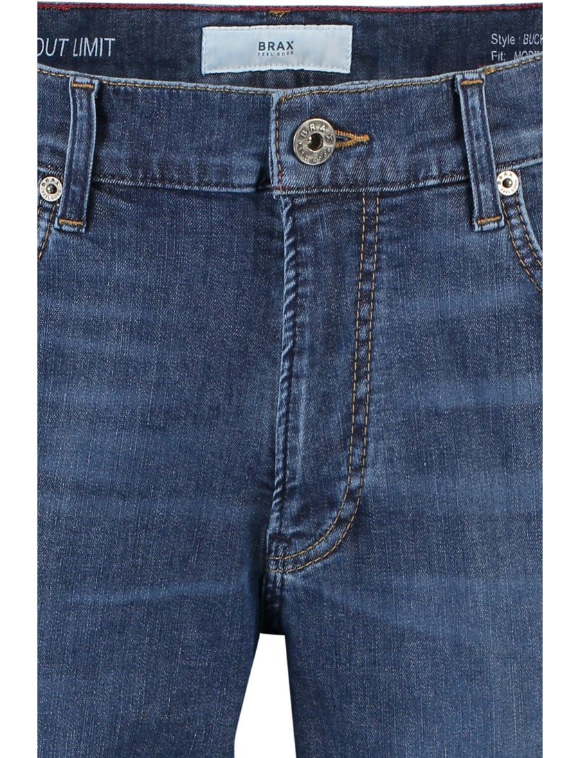 Brax shorts denim Buck 5-pocket blauw