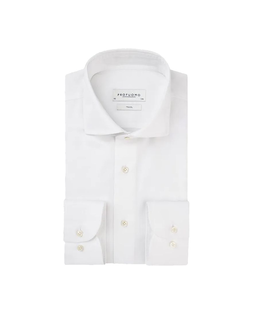 Profuomo slim fit wit overhemd