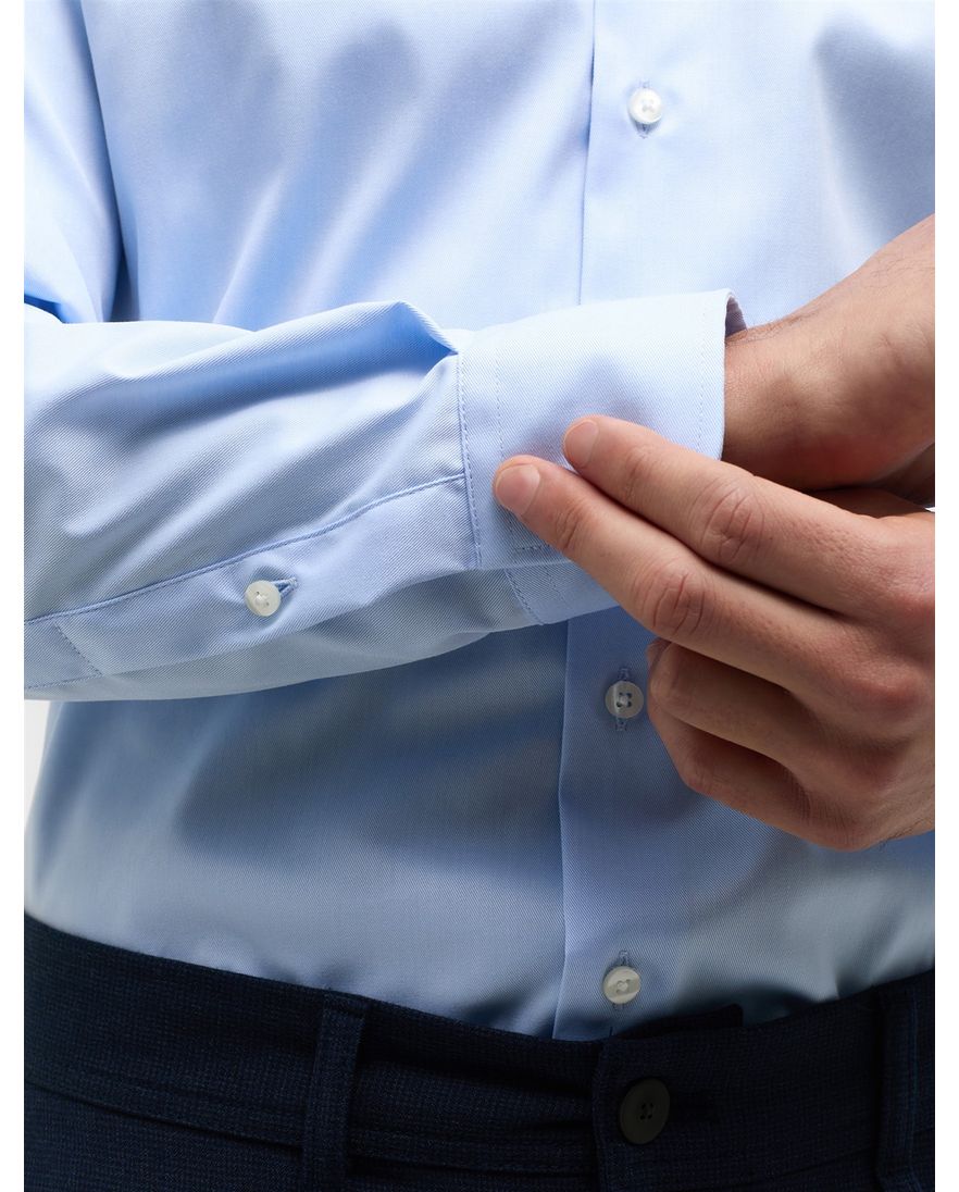 Overhemd Eterna Slim Fit blauw