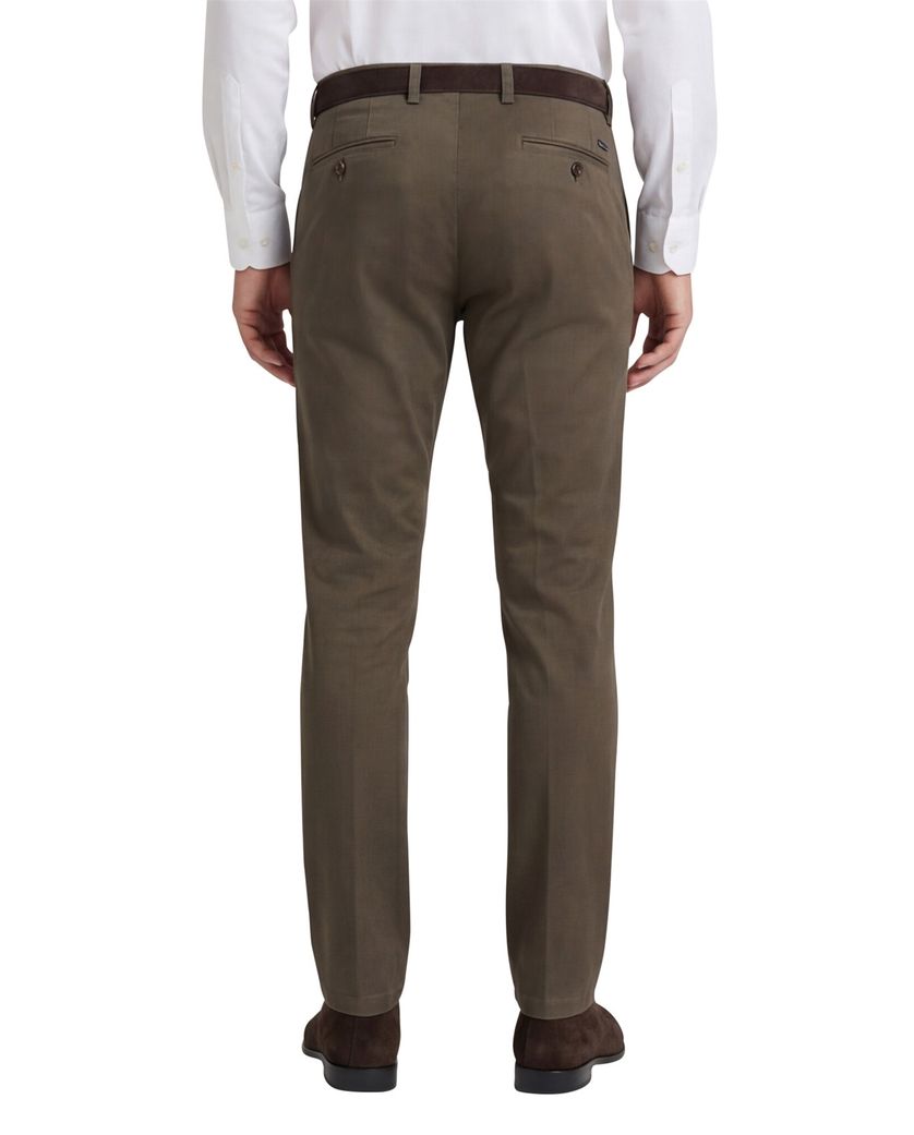 Pantalon groen Portofino slim fit