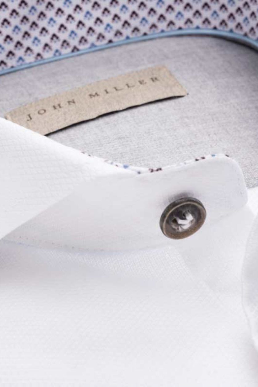 John Miller overhemd wit Tailored Fit