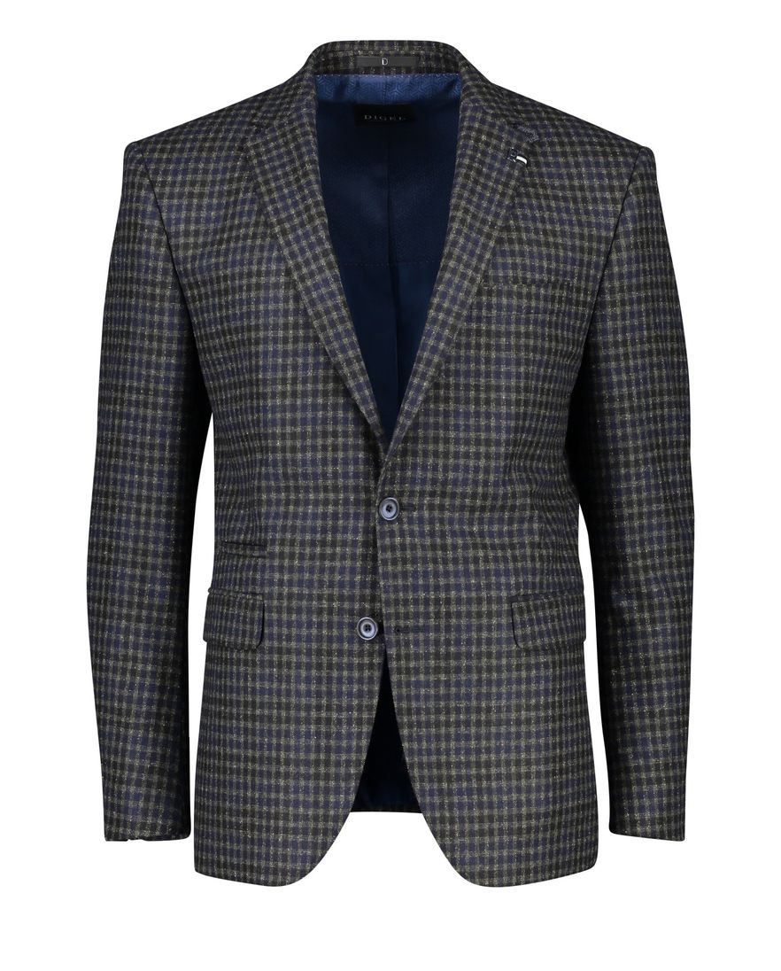 Digel colbert geruit wol normale fit