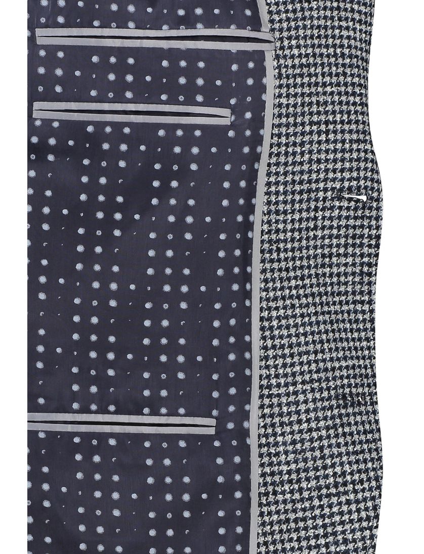 Roy Robson colbert donkerblauw pied-de-poule