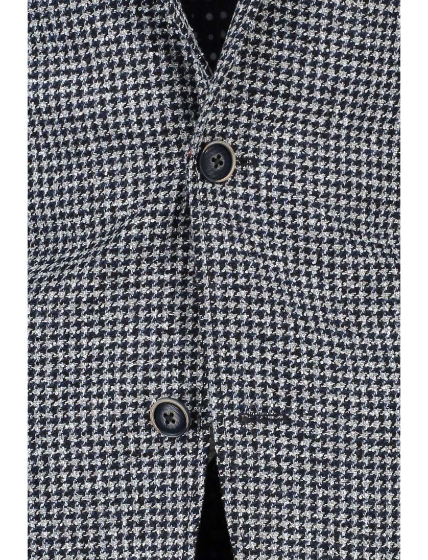 Roy Robson colbert donkerblauw pied-de-poule