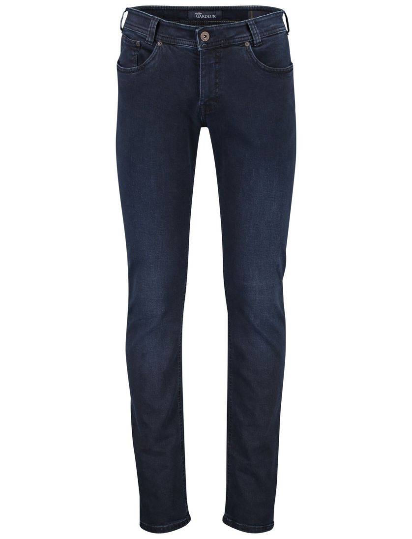 Gardeur 5-pocket donkerblauw katoen Sandro