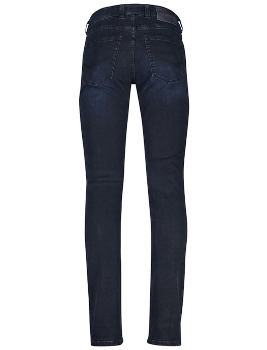 pantalon Gardeur donkerblauw effen katoen Sandro