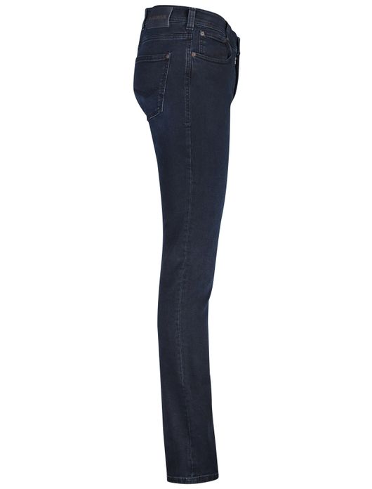 pantalon Gardeur donkerblauw effen katoen Sandro
