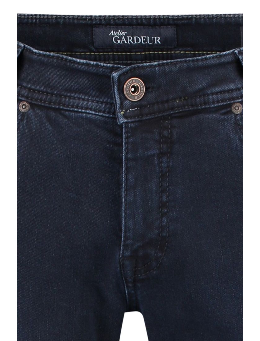 Gardeur 5-pocket donkerblauw katoen Sandro