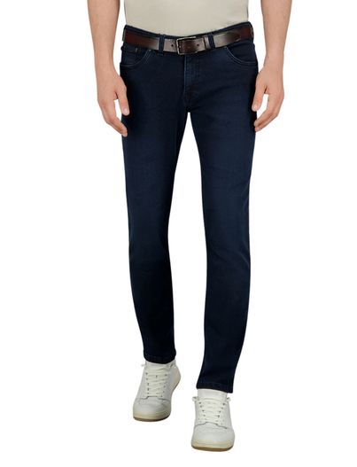 Gardeur Gardeur jeans donkerblauw effen katoen Sandro