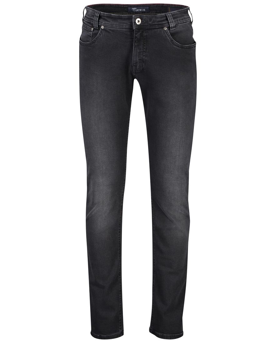 Gardeur pantalon grijs effen katoen