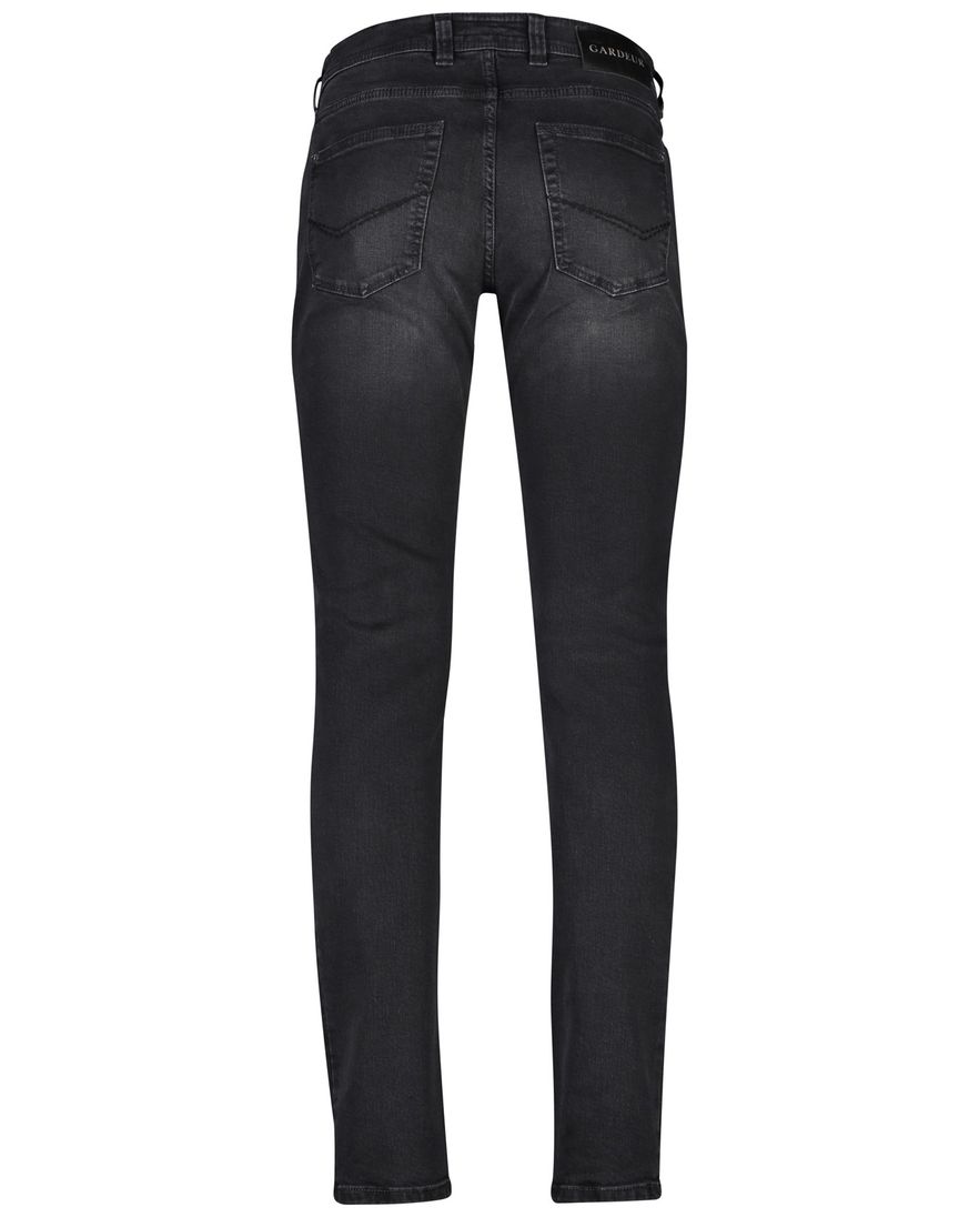 Gardeur pantalon grijs effen katoen