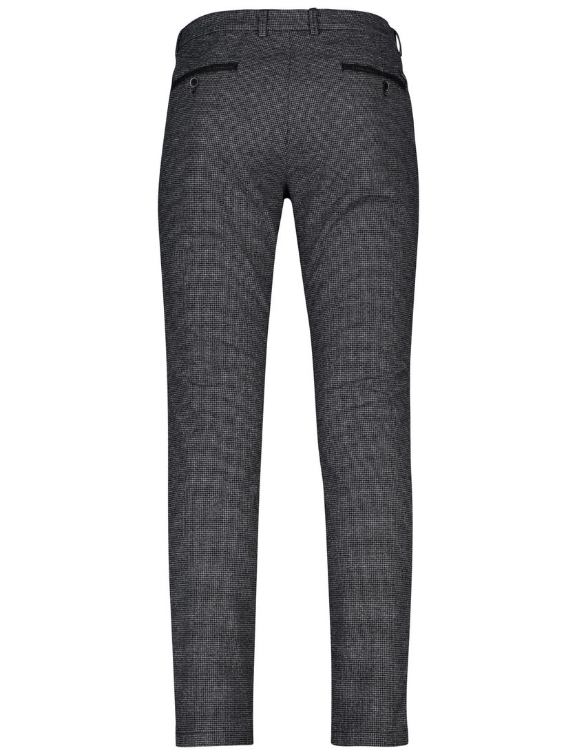 Grijze chino Gardeur Sonny-8 geruit