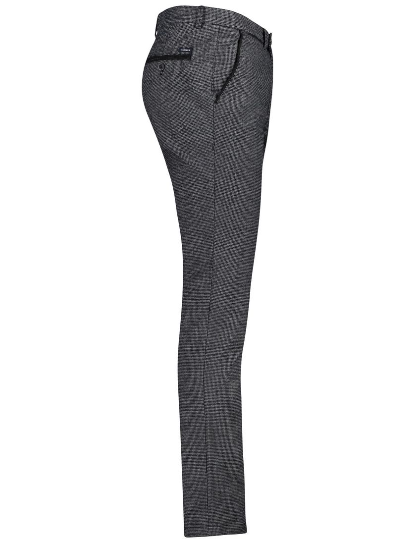 Grijze chino Gardeur Sonny-8 geruit