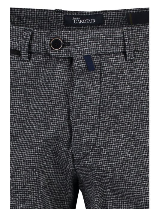 Gardeur broek Sonny-8 grijs geruit