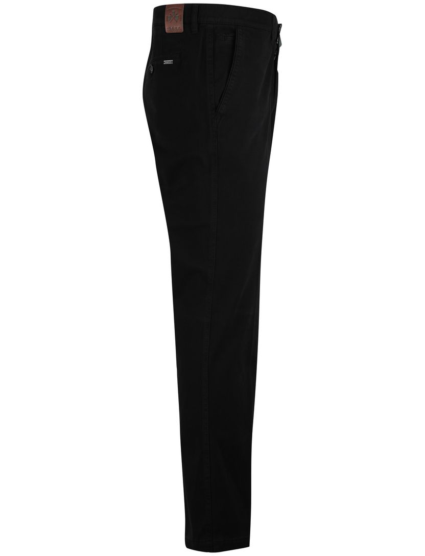M.E.N.S 5-pocket broek zwart effen