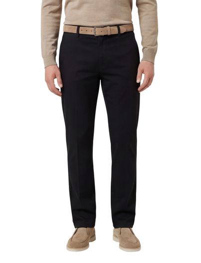 M.E.N.S. M.E.N.S 5-pocket broek zwart effen