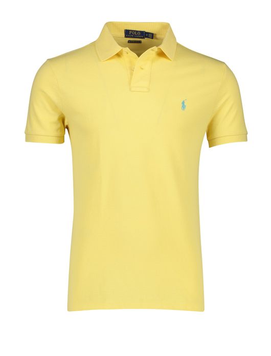 Polo Ralph Lauren custom Slim fit geel 100% katoen