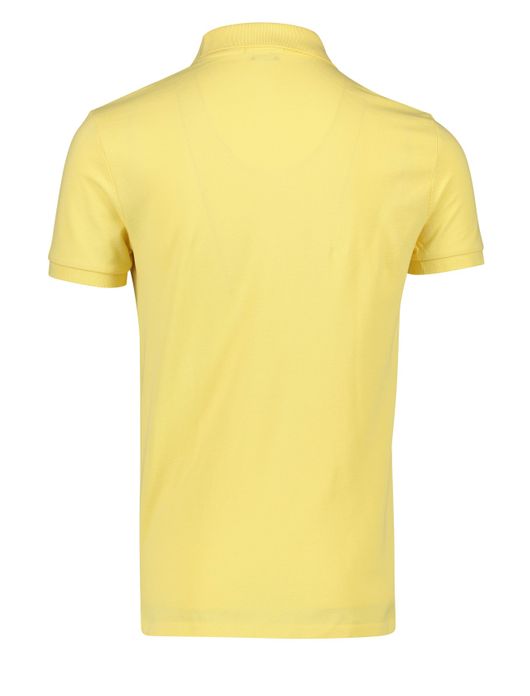 Polo Ralph Lauren custom Slim fit geel 100% katoen