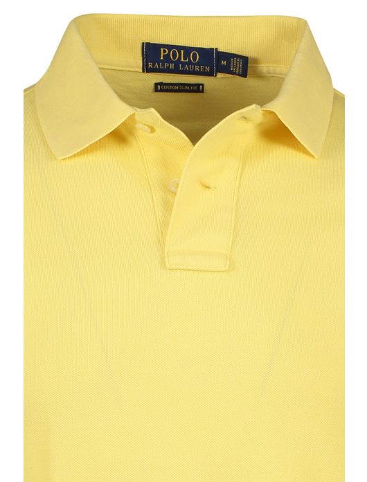 Polo Ralph Lauren custom Slim fit geel 100% katoen
