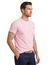 Roze t-shirt Ralph Lauren Custom Slim Fit effen katoen ronde hals