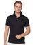 Poloshirt Ralph Lauren effen zwart Big & Tall