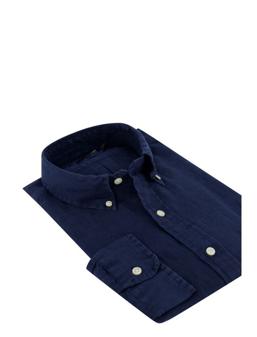 Hemd Ralph Lauren Big & Tall donkerblauw