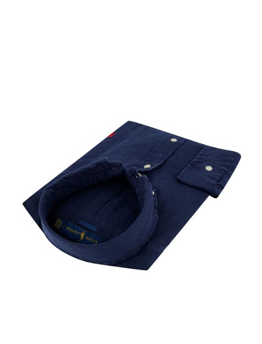 Hemd Ralph Lauren Big & Tall donkerblauw