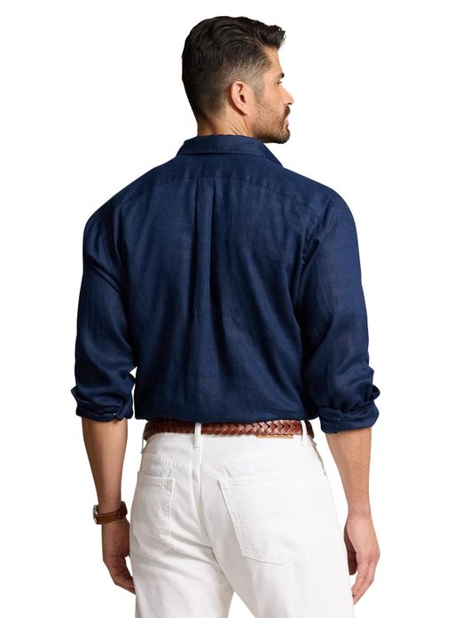 Hemd Ralph Lauren Big & Tall donkerblauw