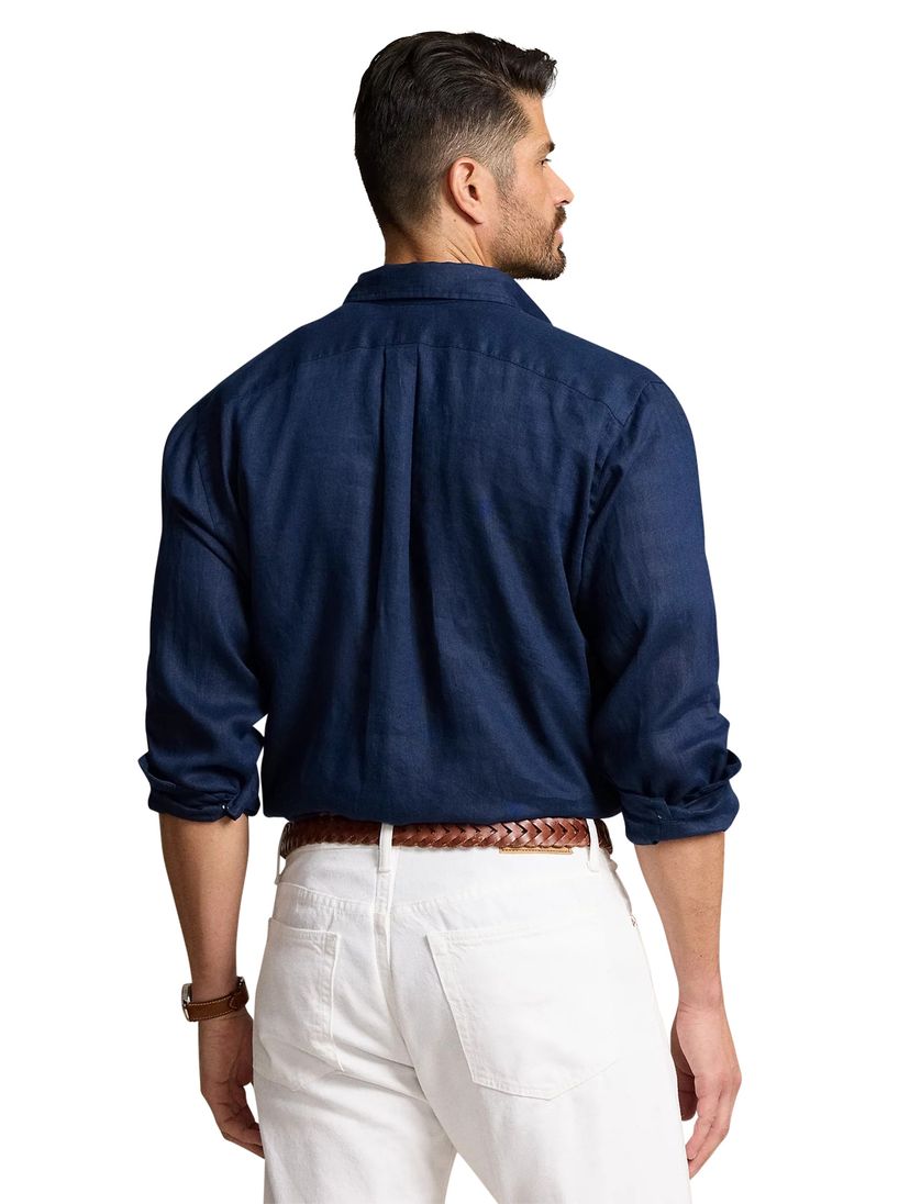 Hemd Ralph Lauren Big & Tall donkerblauw