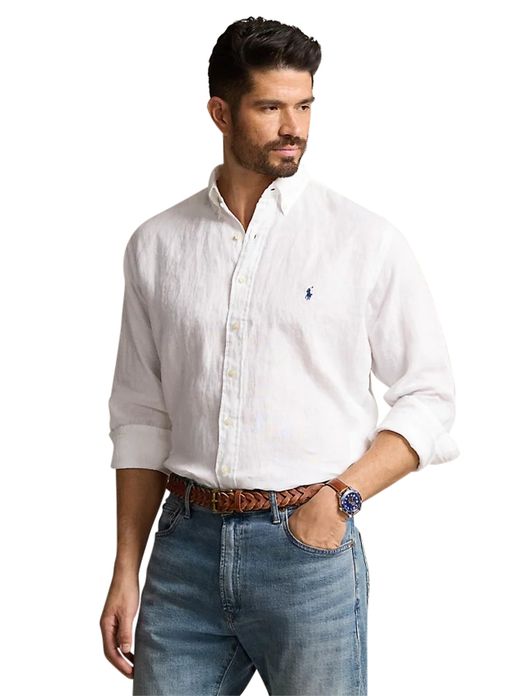 Overhemd Polo Ralph Lauren wit Big & Tall