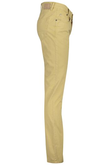 Gardeur Bill-2 broek geel stretch 5-pocket