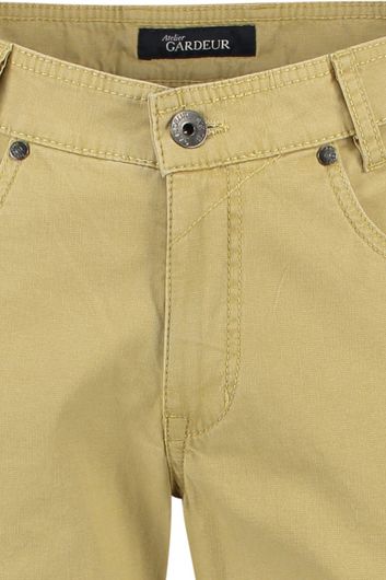 Gardeur Bill-2 broek geel stretch 5-pocket