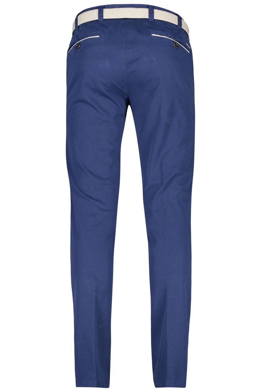 Meyer Oslo pantalon flatfront blauw katoen